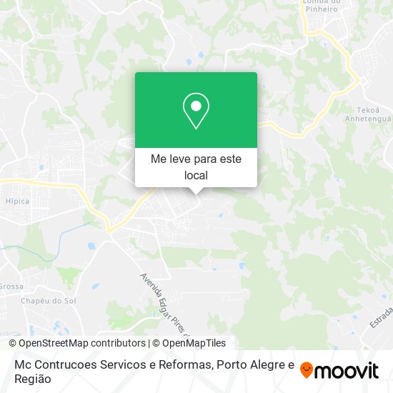 Mc Contrucoes Servicos e Reformas mapa