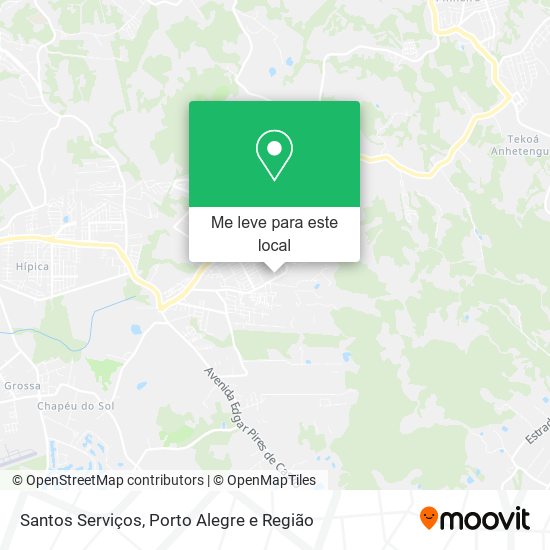 Santos Serviços mapa