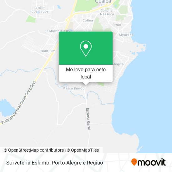 Sorveteria Eskimó mapa