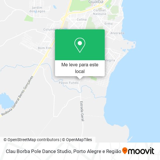 Clau Borba Pole Dance Studio mapa