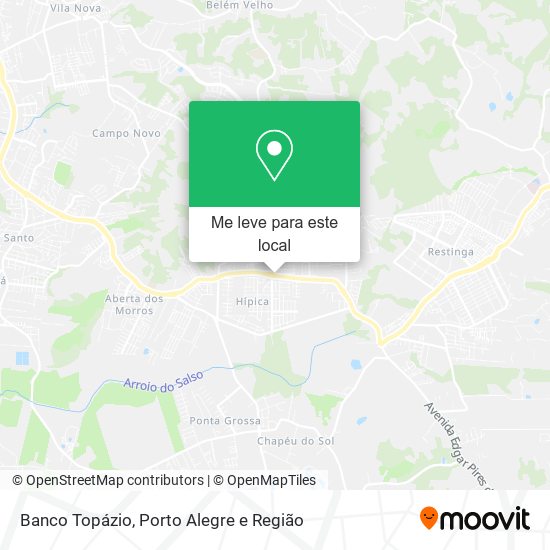 Banco Topázio mapa