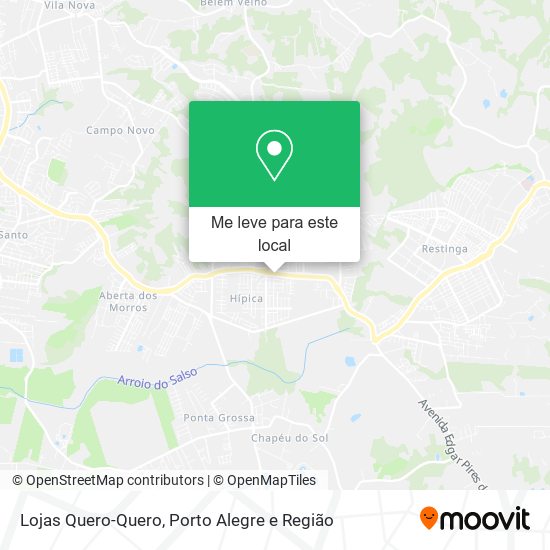 Lojas Quero-Quero mapa