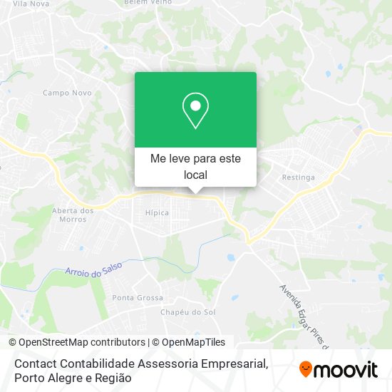 Contact Contabilidade Assessoria Empresarial mapa