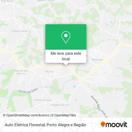 Auto Elétrica Florestal mapa