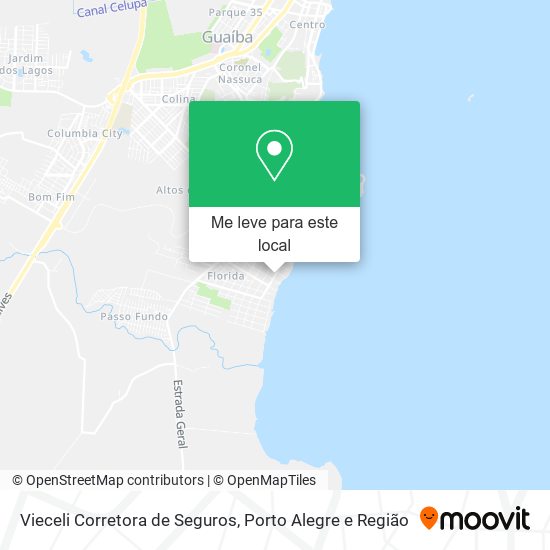 Vieceli Corretora de Seguros mapa