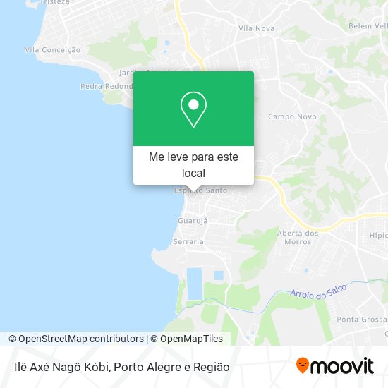 Ilê Axé Nagô Kóbi mapa