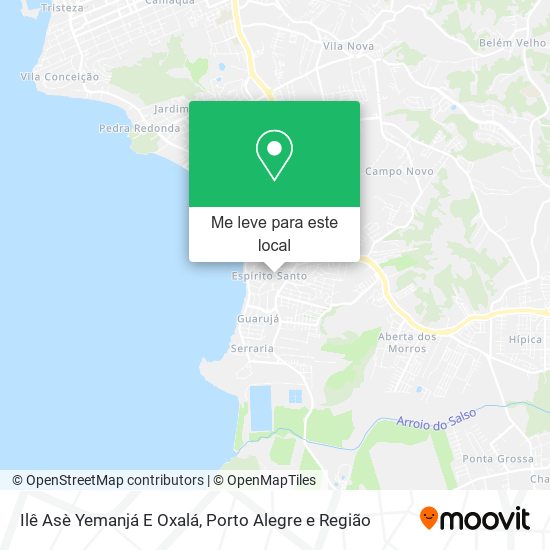 Ilê Asè Yemanjá E Oxalá mapa