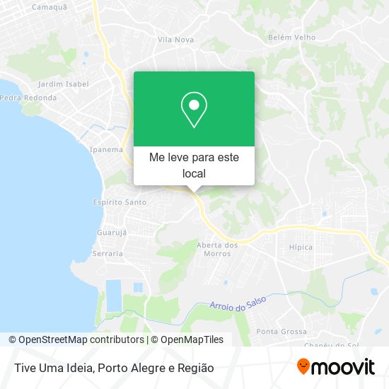 Tive Uma Ideia mapa