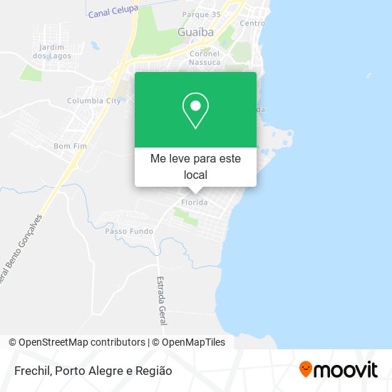 Frechil mapa