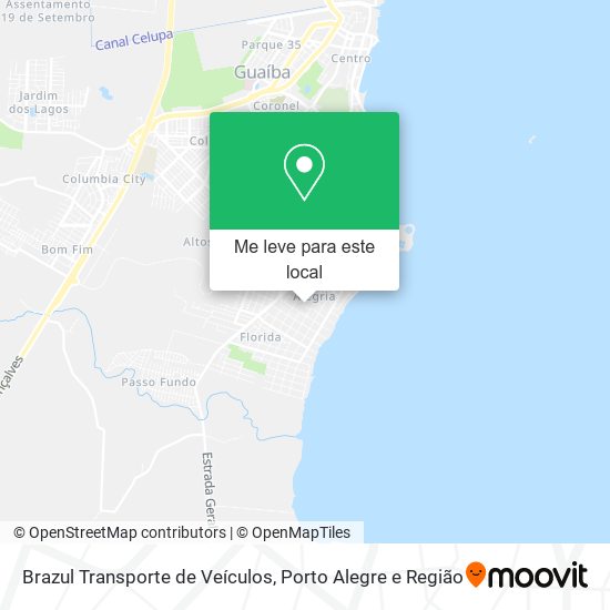 Brazul Transporte de Veículos mapa