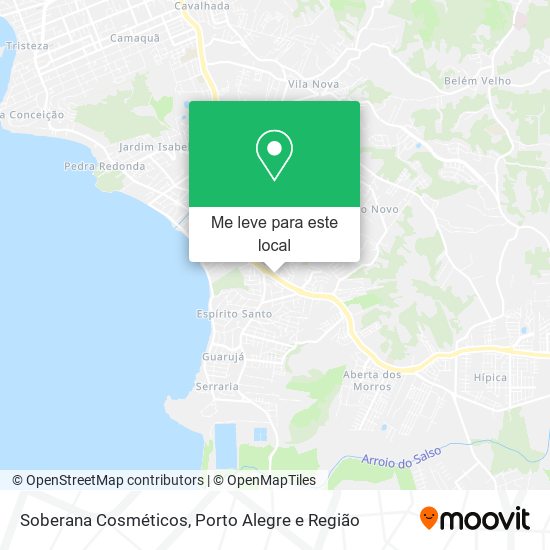 Soberana Cosméticos mapa