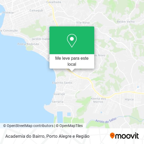 Academia do Bairro mapa