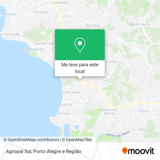 Agropal Sul mapa