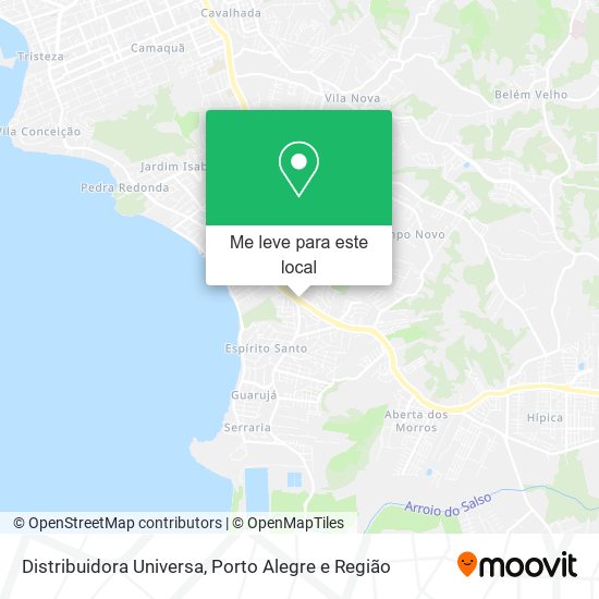 Distribuidora Universa mapa
