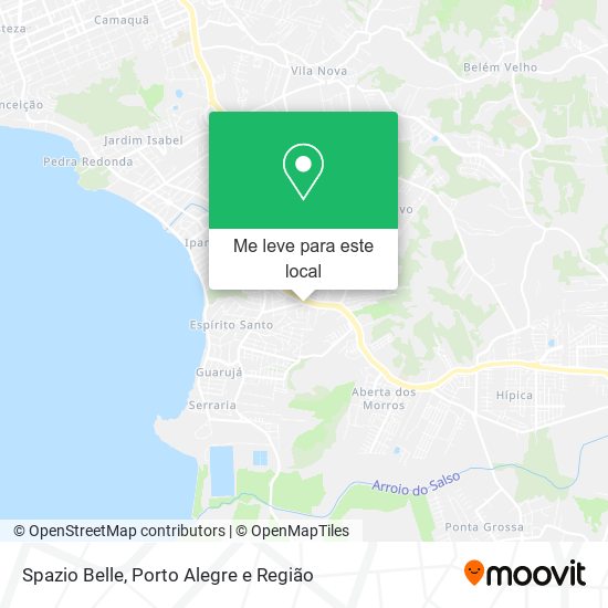 Spazio Belle mapa