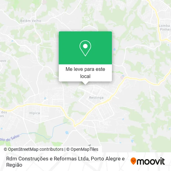 Rdm Construções e Reformas Ltda mapa