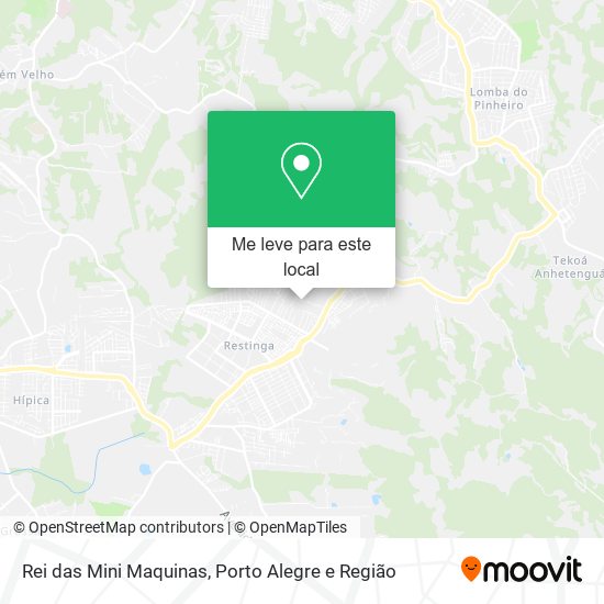 Rei das Mini Maquinas mapa