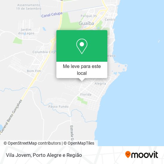 Vila Jovem mapa