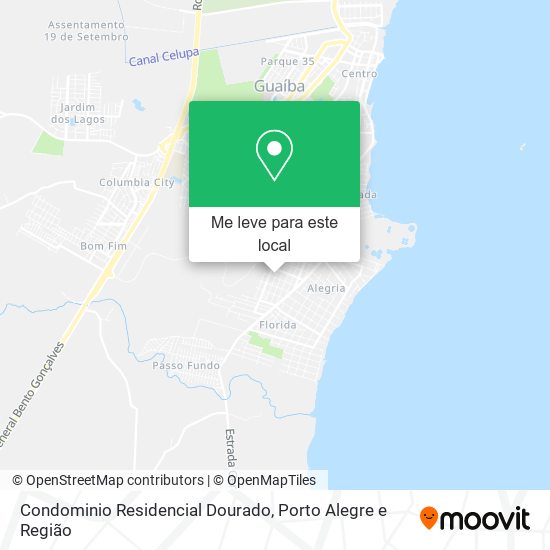Condominio Residencial Dourado mapa