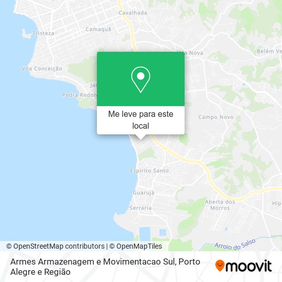 Armes Armazenagem e Movimentacao Sul mapa