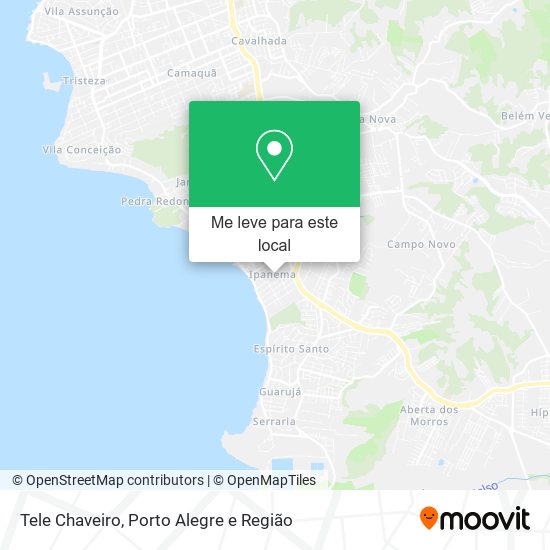 Tele Chaveiro mapa