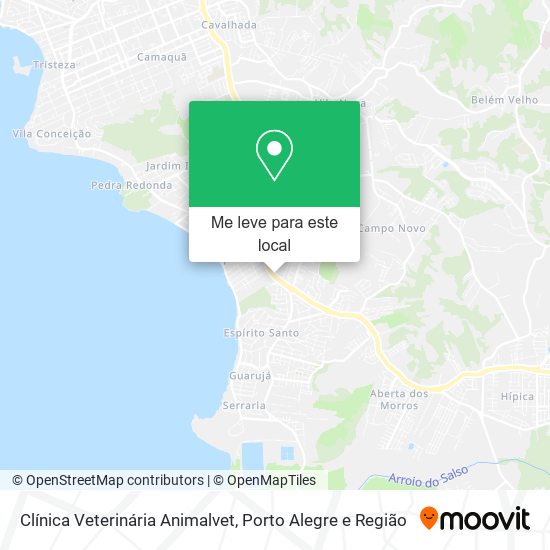 Clínica Veterinária Animalvet mapa