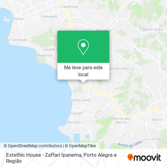 Estethic House - Zaffari Ipanema mapa