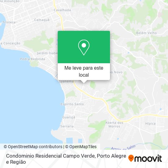 Condominio Residencial Campo Verde mapa
