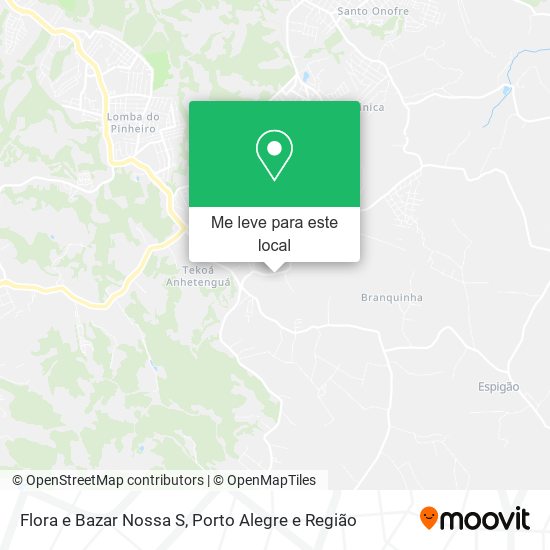Flora e Bazar Nossa S mapa