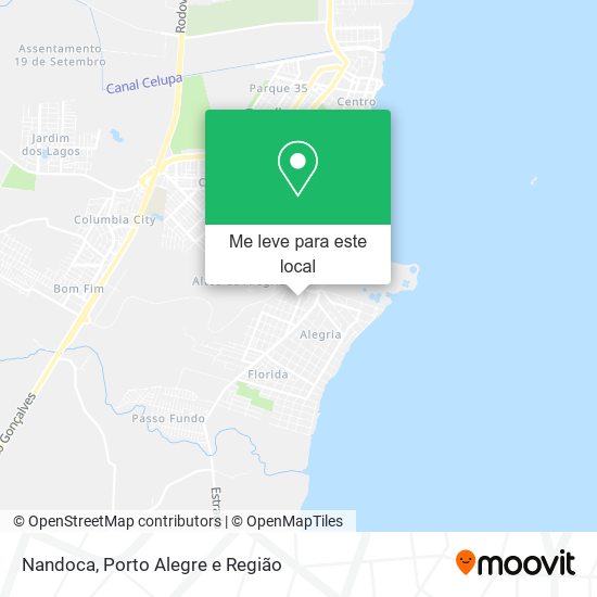 Nandoca mapa