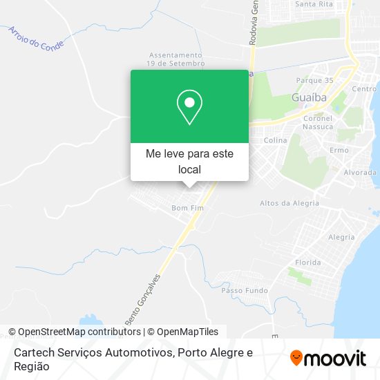 Cartech Serviços Automotivos mapa