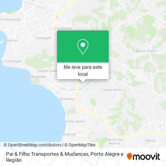 Pai & Filho Transportes & Mudancas mapa