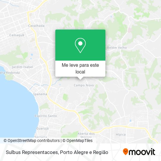 Sulbus Representacoes mapa