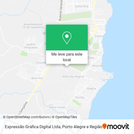 Expressão Gráfica Digital Ltda mapa