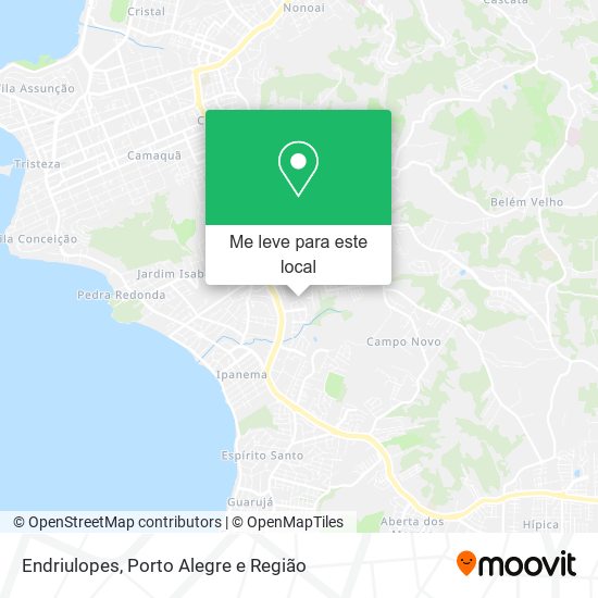 Endriulopes mapa