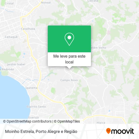 Moinho Estrela mapa