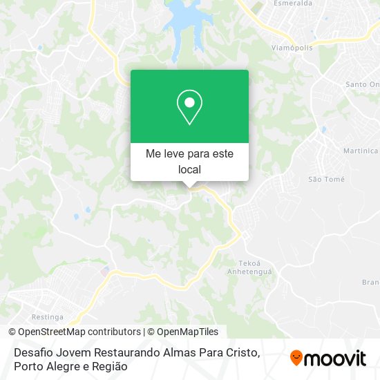 Desafio Jovem Restaurando Almas Para Cristo mapa