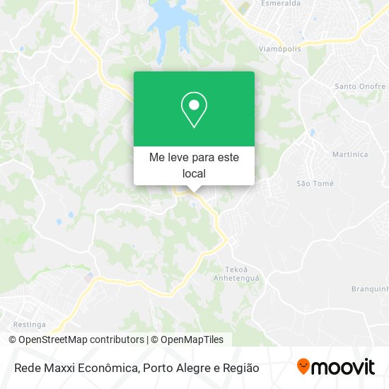 Rede Maxxi Econômica mapa