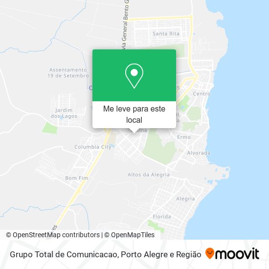 Grupo Total de Comunicacao mapa