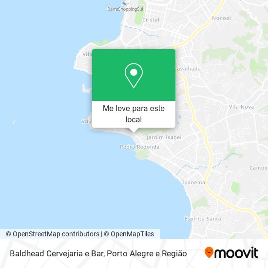 Baldhead Cervejaria e Bar mapa