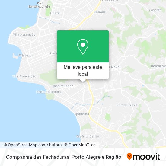 Companhia das Fechaduras mapa