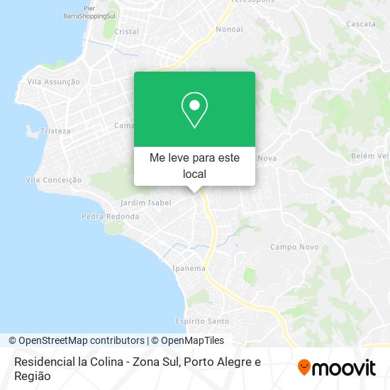 Residencial la Colina - Zona Sul mapa