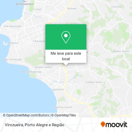 Virozueira mapa