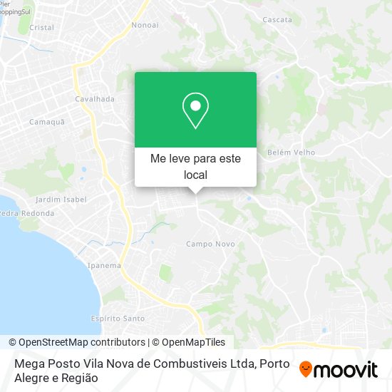Mega Posto Vila Nova de Combustiveis Ltda mapa