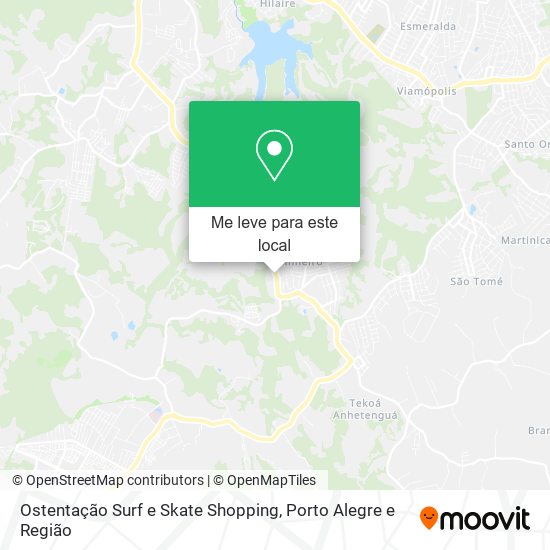 Ostentação Surf e Skate Shopping mapa