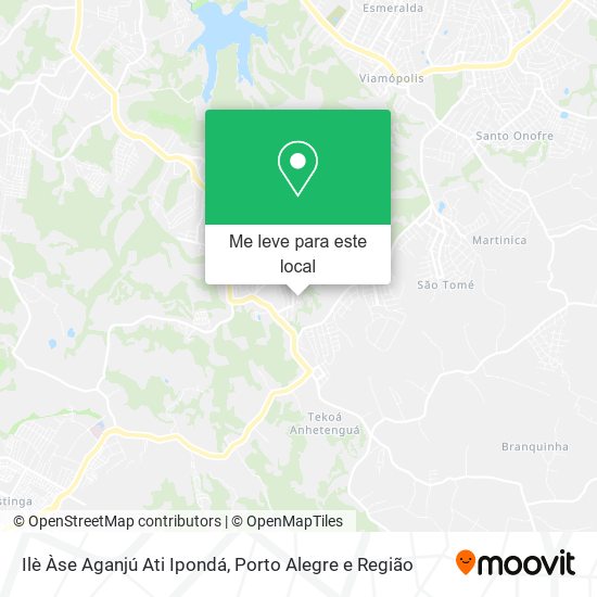 Ilè Àse Aganjú Ati Ipondá mapa