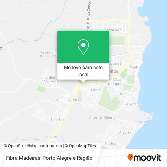 Fibra Madeiras mapa