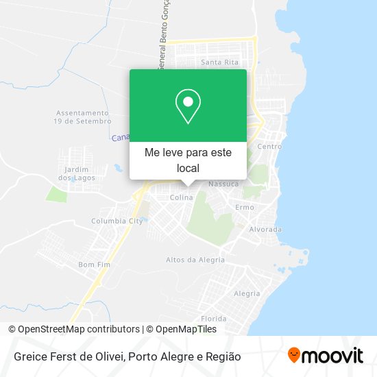 Greice Ferst de Olivei mapa