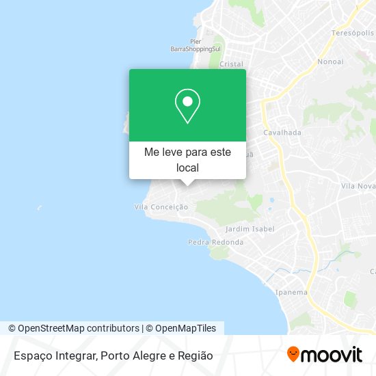 Espaço Integrar mapa