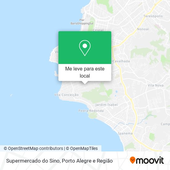 Supermercado do Sino mapa